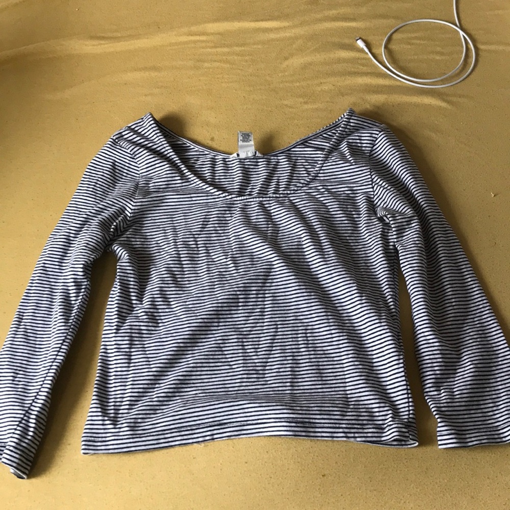 Forever 21 Striped Crop Top